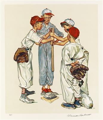 NORMAN ROCKWELL Sports Portfolio.